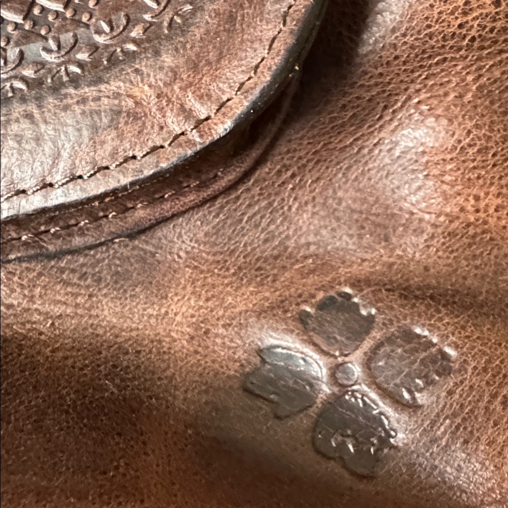 Patricia Nash Dark Brown Leather Backpack - Picture 11 of 11